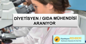 Diyetisyen Gıda Mühendisi Aranıyor dr