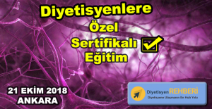 Diyetisyenlere Özel Sertifikalı Eğitim ANKARA