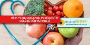 TÜRKİYE’DE BESLENME VE DİYETETİK BÖLÜMÜNÜN TARİHÇESİ